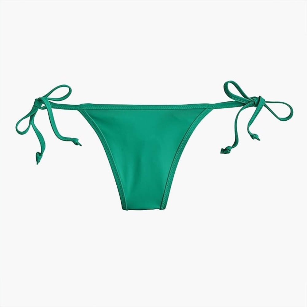 J. Crew string and ruffled bikini bottom